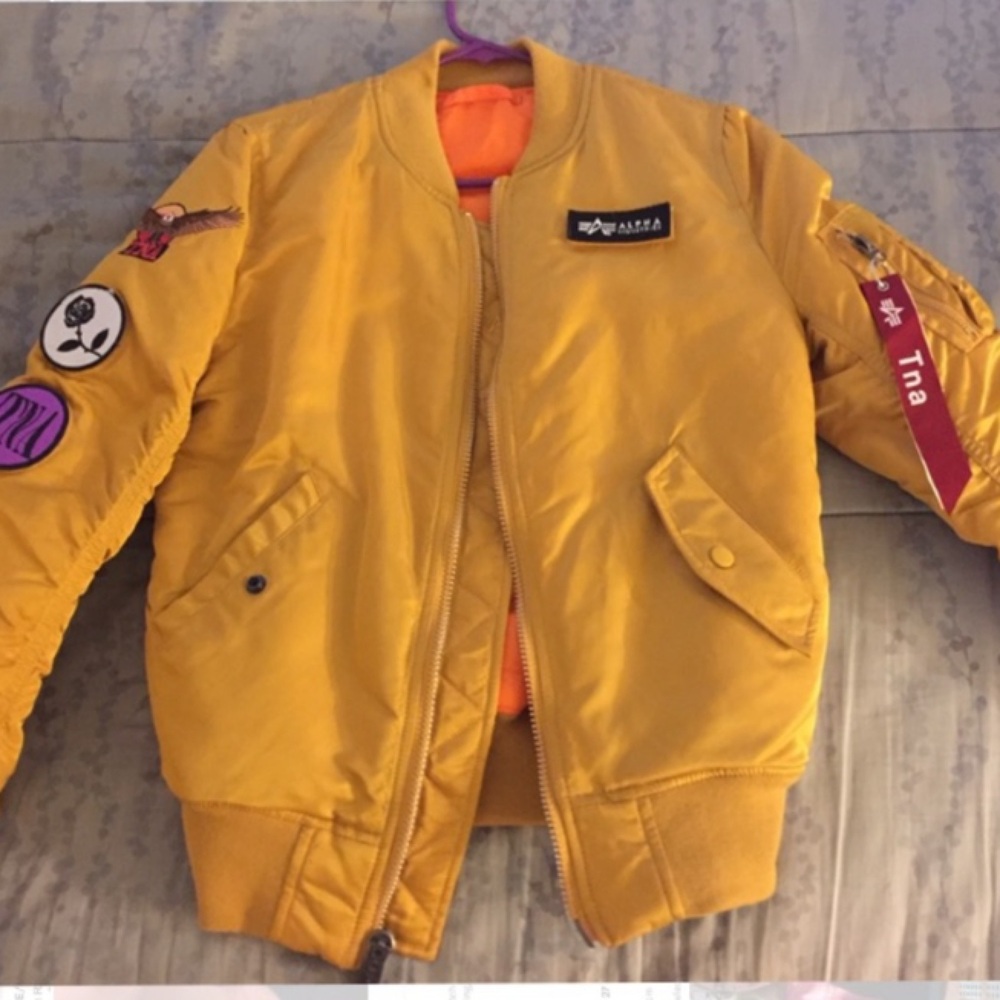 Alpha industries reversible bomber jacket